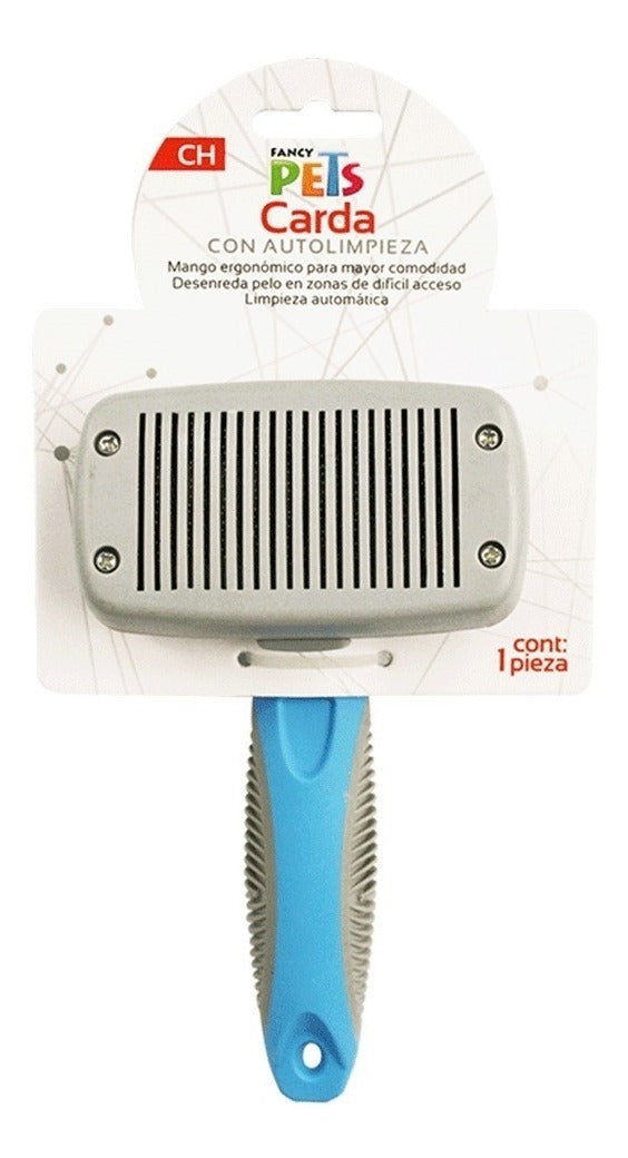 Carda Con Autolimpieza Para Perros Y Gatos Fancy Pets, Estética, Fancy Pets, Mister Mascotas Carda Con Autolimpieza Para Perros Y Gatos Fancy Pets, Estética, Fancy Pets, Mister Mascotas